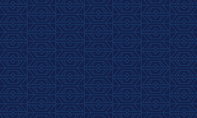 Dive into tranquility with this captivating blue geometric abstract pattern design. Merging precision with a soothing color palette.
