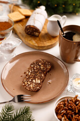 Fototapeta na wymiar chocolate cookies on a plate