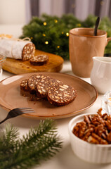 chocolate cookies on a plate