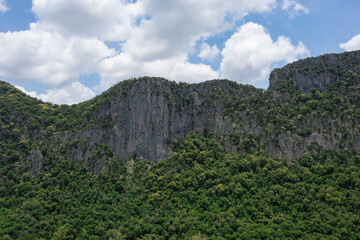 Aerial view of Khao Ta Ngok, Klong Hat District, Sa Kaeo Province, Thailand