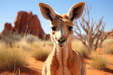 Fototapete Cape Le Grand National Park, Westaustralien a kangaroo standing