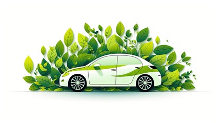 eco-friendly green car