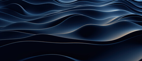 Futuristic digital illustration featuring flowing curves and a soft glow.