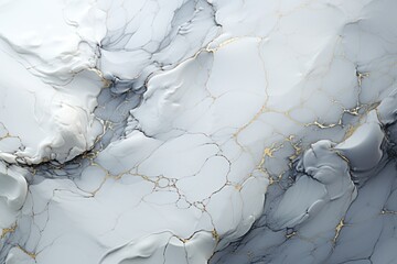  a close up of a white marble surface with gold veining and a black and gold veining on the top of the marble and bottom part of the surface.