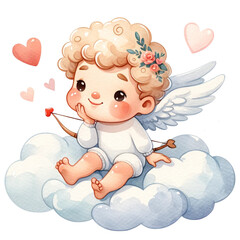 Cupid on Valentine's Day