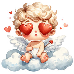 Cupid on Valentine's Day
