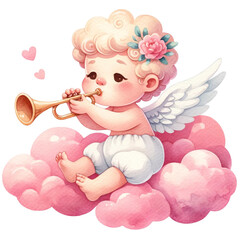 Cupid on Valentine's Day