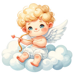 Cupid on Valentine's Day