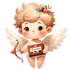 Cupid on Valentine's Day