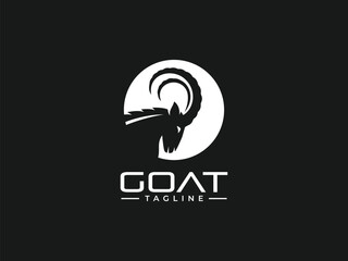 goat logo vector illustration, logo template