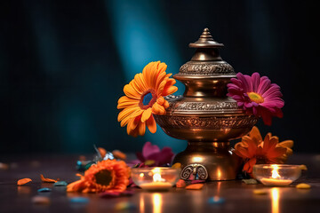 Joyful Diwali celebration lights symbolizing triumph over darkness