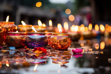 Celebrate Diwali with joy lights illuminating the victory of good
