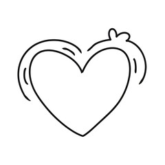 Heart shaped apple. Line drawing for coloring and schooling.
Angel heart icon illustration with transparent background
Love transparent illustration icon
