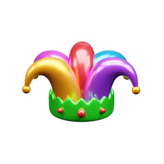 Carnival Crown Hat 3D Icon
