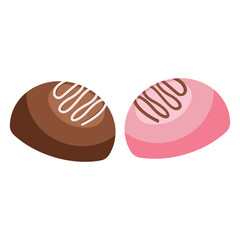 Valentine's Day Chocolate Cute Vector