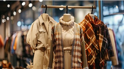 Fototapeta premium Woman Clothing Boutique