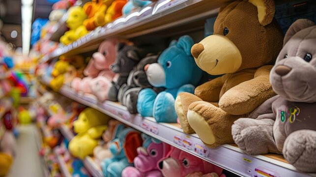 souvenir plush toy in a shop