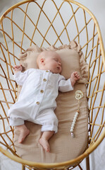 photo of a newborn girl