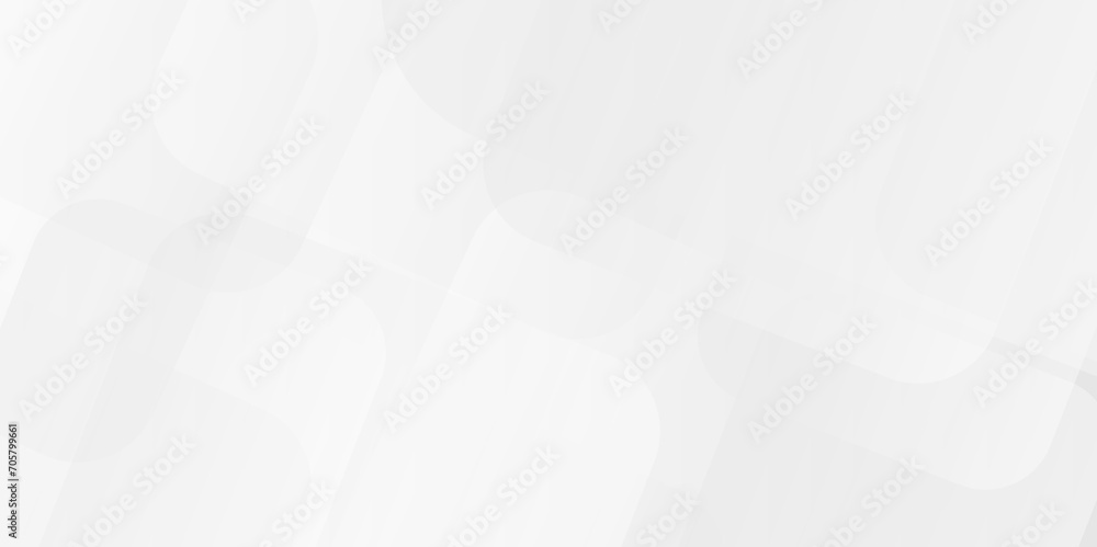 Poster modern abstract white curve square lines triangle technology backdrop. white light grey background. 
