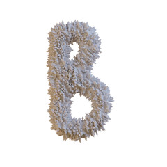 Rough Surface 3D Alphabet PNG Letters	
