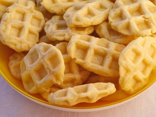 Homemade gluten free cookies in a plate