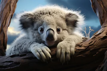 Ingelijste posters cute koala © kevin