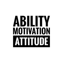 ''Attitude'' motivational quote sign