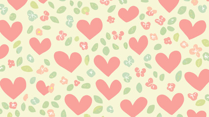 Valentine's day, Drawings for postcard, card, congratulations and poster.