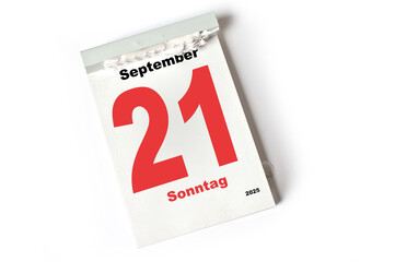 21  . September 2025