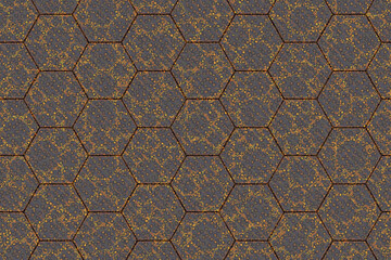 Seamless hexagonal  pattern. hexagon texture  Abstract repeating geometrical background.