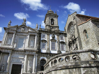 Church of St. Francis, located in the historic center of Porto, Portugal. in 1383 it is an...