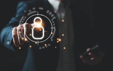 Business man point to people with many business person or working staff. Target customer or Human resource, head hunter concept. Global business target that can reach many people.