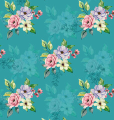 background with flowers