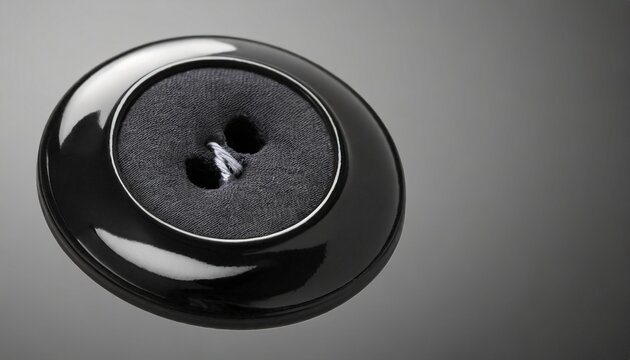 black cloth button