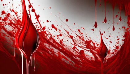 a blood spatter a blood flowing down bloody pattern concepts of blood can be used in design - obrazy, fototapety, plakaty