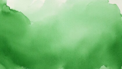 green watercolor background artistic hand paint on background