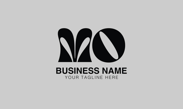MO M mo initial logo | initial based abstract modern minimal creative logo, vector template image. luxury logotype logo, real estate homie logo. typography logo. initials logo