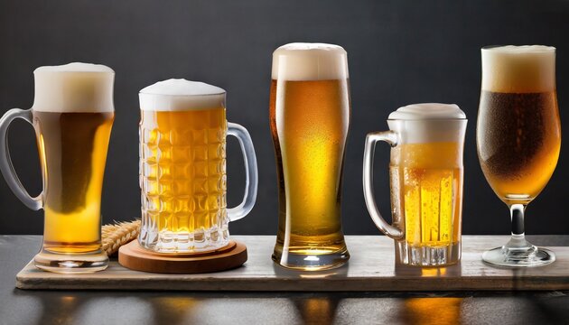 set of beer glass
