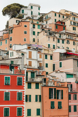 Fototapeta na wymiar Riomaggiore in Italy, Cinque Terre 