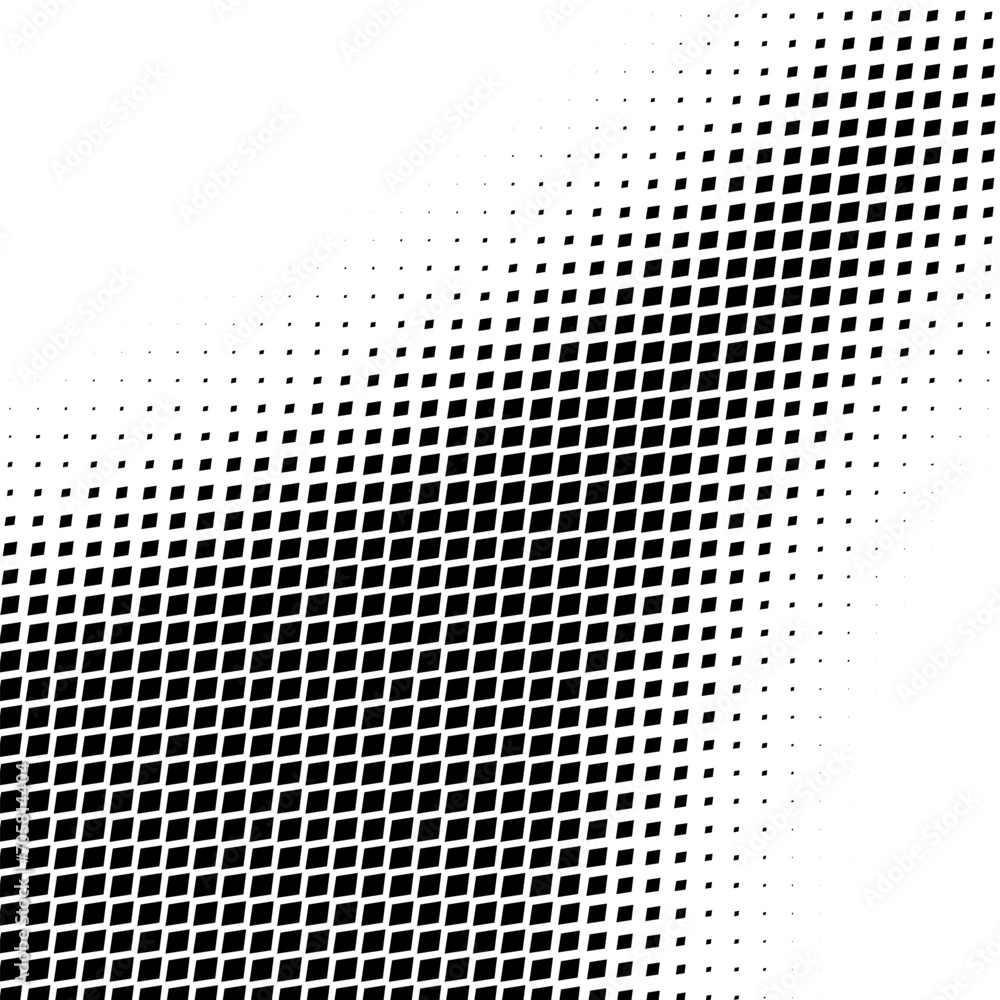 Poster diamond halftone geometric pattern vector. abstract background. half tone dynamic contrast graphic m