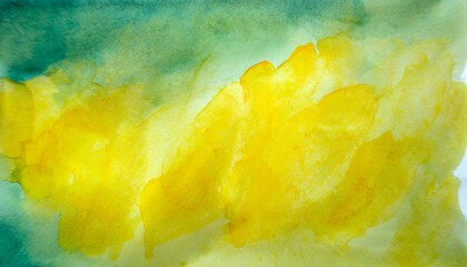 yellow watercolor background art hand paint