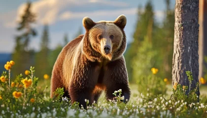 Poster female brown bear © Katherine