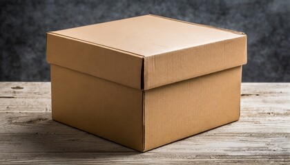 brown cardboard box - obrazy, fototapety, plakaty