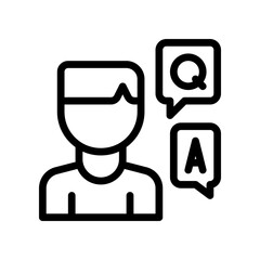 customer service line icon