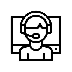 online support line icon