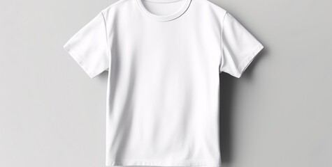 White T-shirt hanging on a rack Generative AI