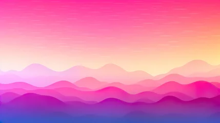 Rolgordijnen background with pink clouds © Ahmad