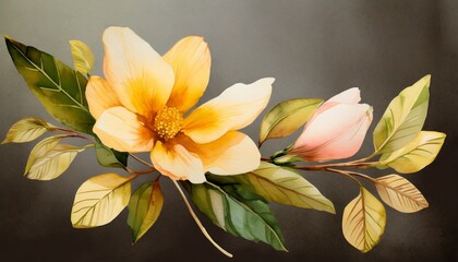 Fototapeta na wymiar flower on background extracted file