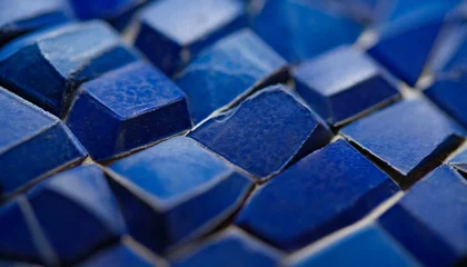 Foto op Plexiglas close up of a pile of blue keys © Pikbundle