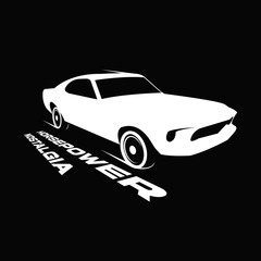 car silhouette vector T-shirt design